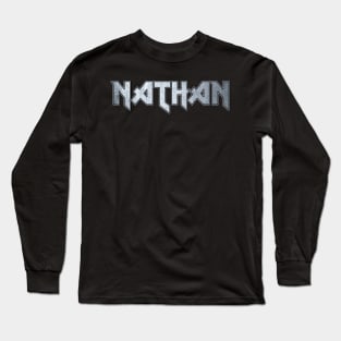 Heavy metal Nathan Long Sleeve T-Shirt